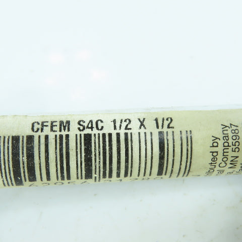 FMT 1/2" Square End Mill 4 Flute Center Cutting 1" LOC 3" OAL