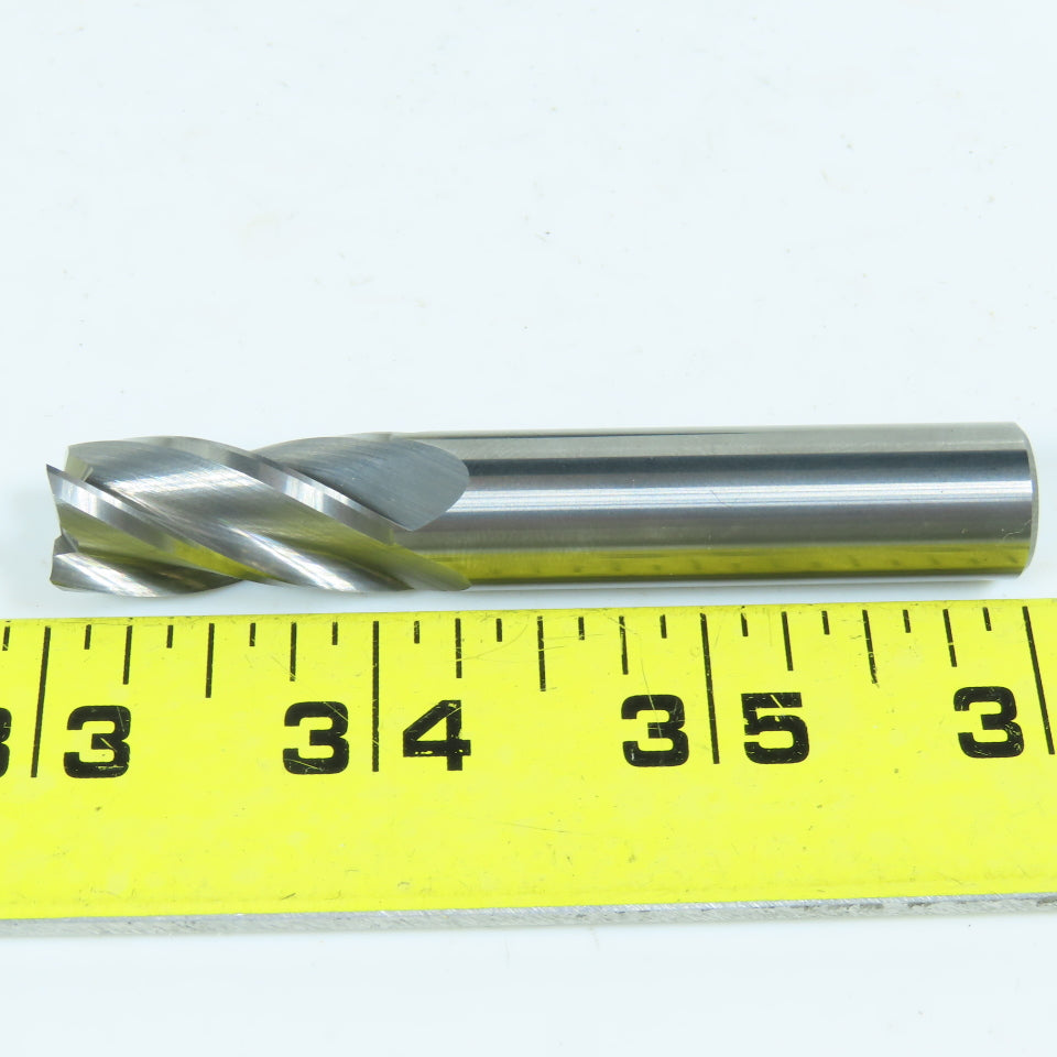 FMT 1/2" Square End Mill 4 Flute Center Cutting 1" LOC 3" OAL