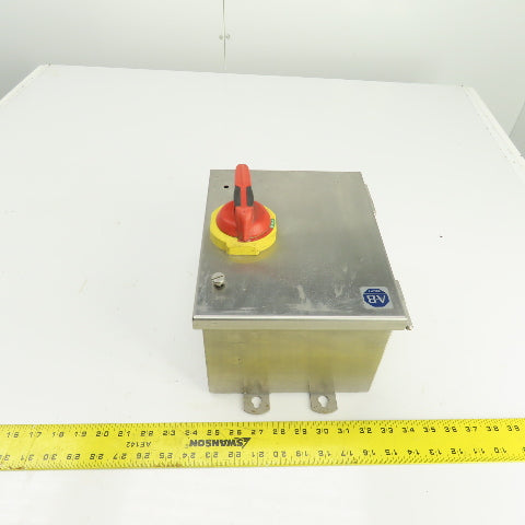 Allen Bradley 194R-CJ060P3 60A IEC Fused Disconnect Switch Stainless Enc. 4/4X