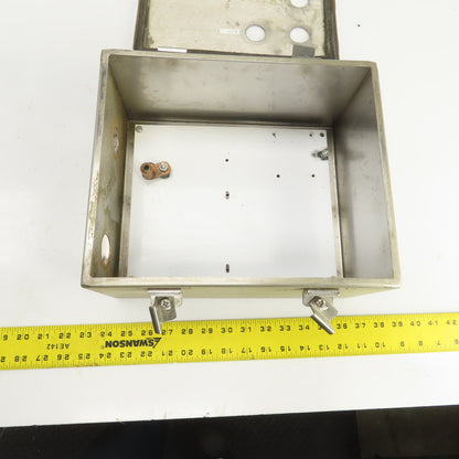 Hoffman A12106NFSS 12x10x6" Stainless Steel Electrical Enclosure W/Backplate 3R