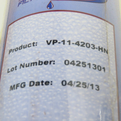Aries Filter Works VP-11-4203-HN Lab Series CP Filter Cartridge 1590 Grains NOS