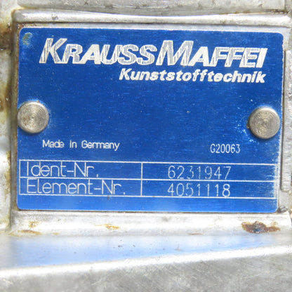 Krauss Maffel 6231947 Hydraulic Return Filter Housing Tank Mount