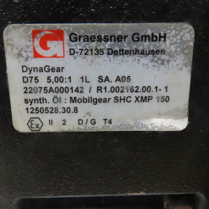 KEB 42.SM-200-44CJ Servo Motor 4500R 330V W/Dyna Gear Box 5:1 Speed Reducer