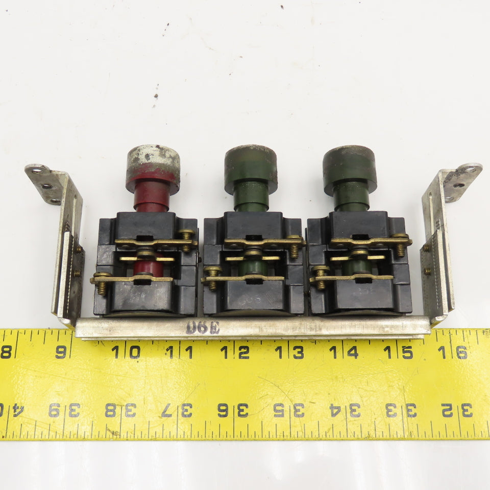 Vintage Milling Machine Push Button Set From Sommers & Adams No.1