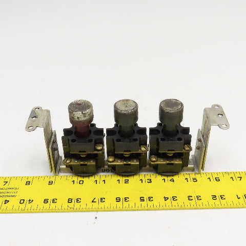 Vintage Milling Machine Push Button Set From Sommers & Adams No.1