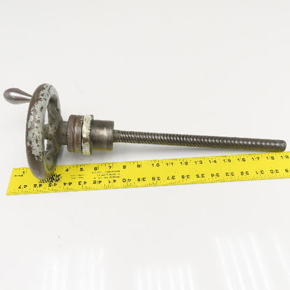 Y-Axis Manual Table Feed Screw From Sommers & Adams No 1 Mill