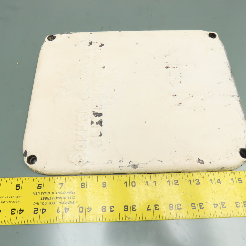 Sommer & Adams No.1 Vertical Milling Machine Cast Iron Access Door Panel