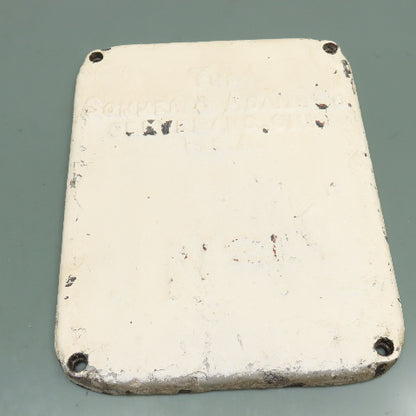 Sommer & Adams No.1 Vertical Milling Machine Cast Iron Access Door Panel