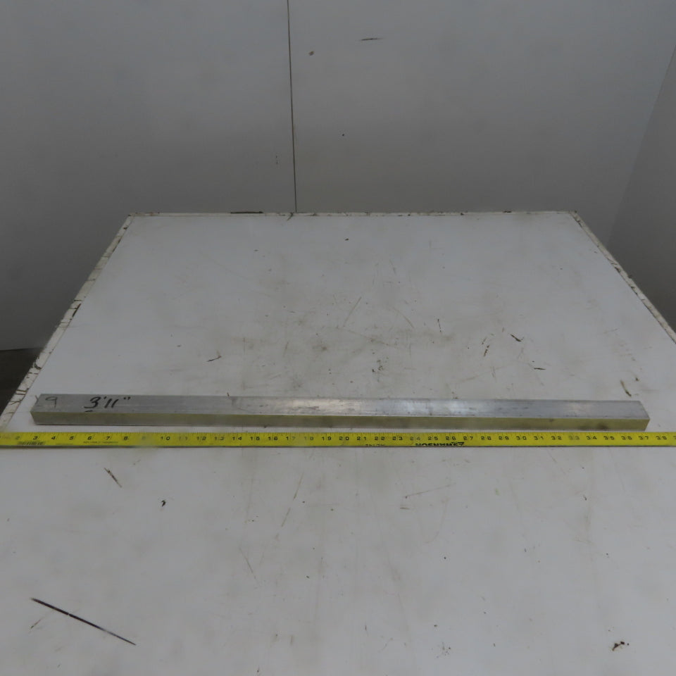 1" x 1-1/2" Aluminum Flat Bar 6061 Plate T6511 Mill Stock 35"