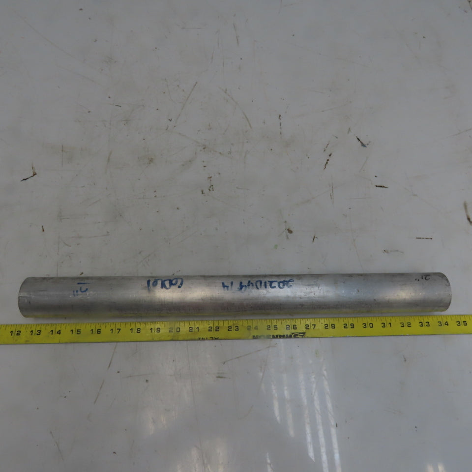 2" Diameter Aluminum Round Bar 6061 Plate T6511 Mill Stock 21"
