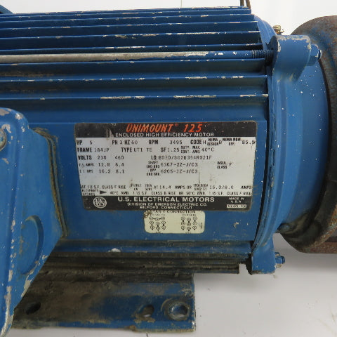 AMW 1G 5HP Centrifugal Pump 35GPM 120' Head 230/460V 3PH 1" x 1-1/2" NPT