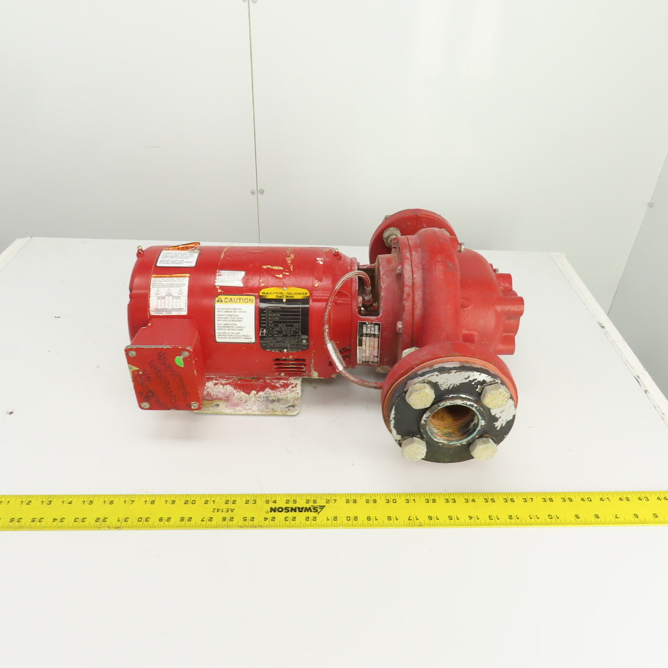Bell & Gossett 2X7B 7.5HP In-line Centrifugal Pump 153GPM 230/460V 3PH 175PSI