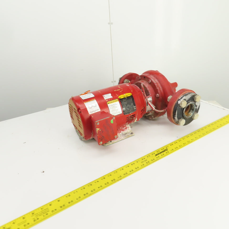Bell & Gossett 2X7B 7.5HP In-line Centrifugal Pump 153GPM 230/460V 3PH 175PSI