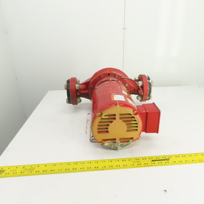 Bell & Gossett 2X7B 7.5HP In-line Centrifugal Pump 153GPM 230/460V 3PH 175PSI