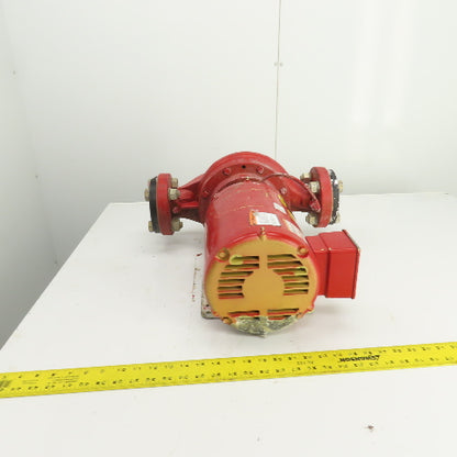 Bell & Gossett 2X7B 7.5HP In-line Centrifugal Pump 153GPM 230/460V 3PH 175PSI
