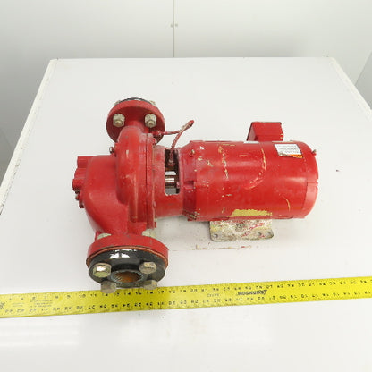Bell & Gossett 2X7B 7.5HP In-line Centrifugal Pump 153GPM 230/460V 3PH 175PSI