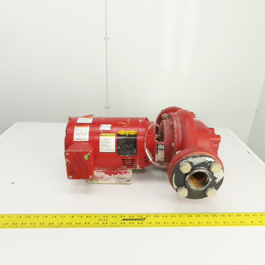 Bell & Gossett 2X7B 7.5HP In-line Centrifugal Pump 153GPM 230/460V 3PH 175PSI