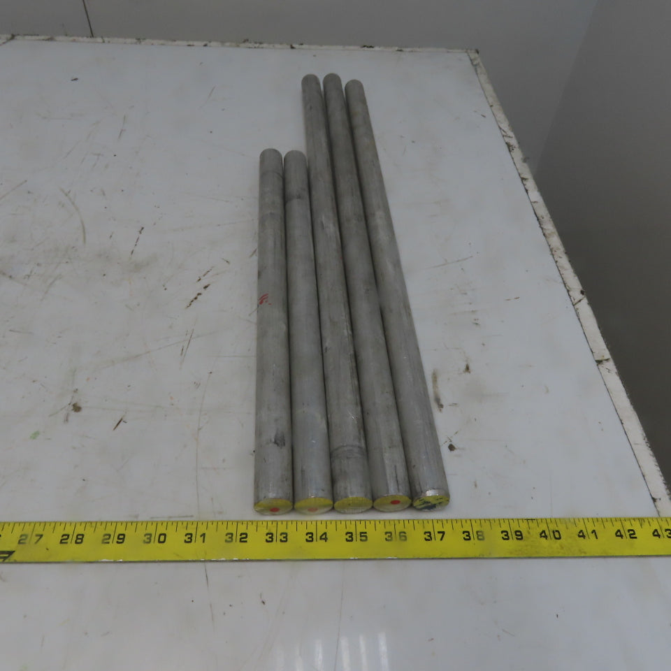 1" Diameter Aluminum Round Bar 6061 Plate T6511 Mill Stock 5 Pcs 101" Total