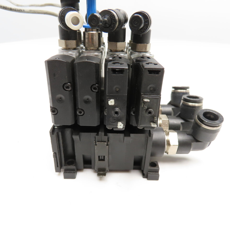 Festo 	CPE14-M1BH-5L-1/8 Pneumatic Double Single Solenoid Valve Bank 24VDC Coil
