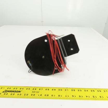 12-80V DC Flashing Amber Strobe Light For Forklifts W/Mounting Bracket (Tested)