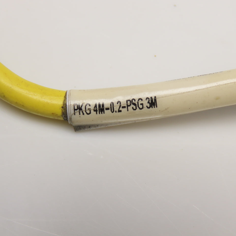 Turck PKG4M-0.2-PSG3M Double Ended Cable Picofast M8 4 Pin Female 3 Pin Male 7"
