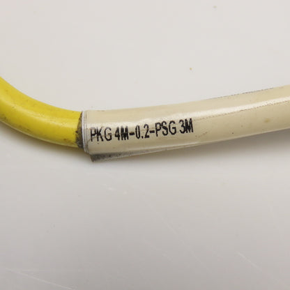 Turck PKG4M-0.2-PSG3M Double Ended Cable Picofast M8 4 Pin Female 3 Pin Male 7"