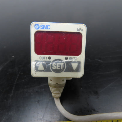 SMC ZSE40-T1-62L 10-101.3kPa Vacuum Pressure Switch 12-24VDC 1/8" Port 4mm