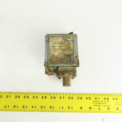 Square D Class 9012 GAW-4 Pressure Switch 15-75 PSI 600V