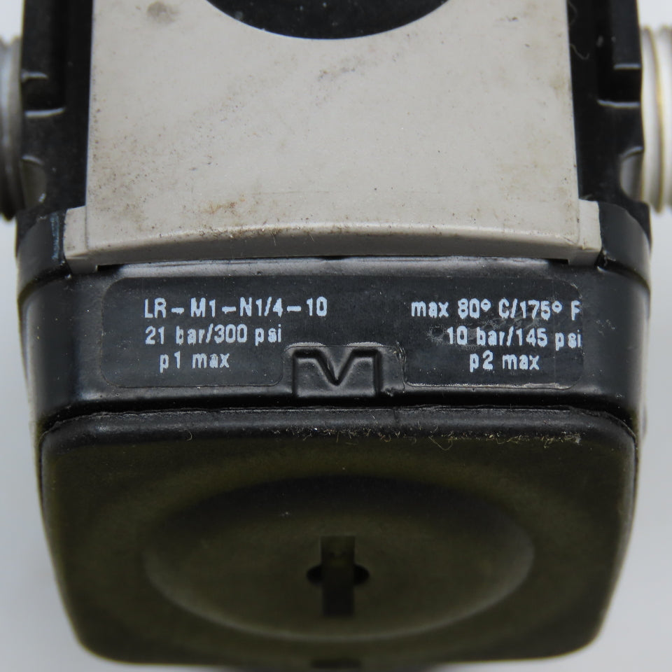 Festo LR-M1-N1/4-10 1/4" NPT 300 PSI Compressed Air Regulator