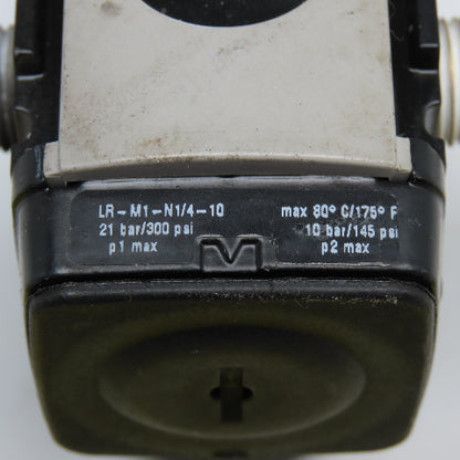 Festo LR-M1-N1/4-10 1/4" NPT 300 PSI Compressed Air Regulator