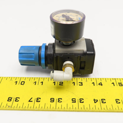 Festo LR-M1-N1/4-10 1/4" NPT 300 PSI Compressed Air Regulator