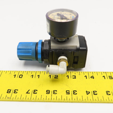 Festo LR-M1-N1/4-10 1/4" NPT 300 PSI Compressed Air Regulator
