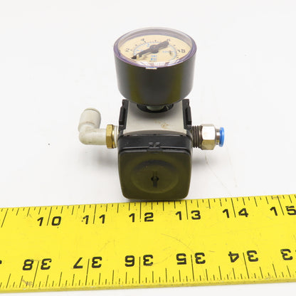 Festo LR-M1-N1/4-10 1/4" NPT 300 PSI Compressed Air Regulator