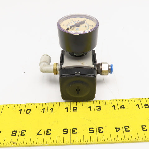 Festo LR-M1-N1/4-10 1/4" NPT 300 PSI Compressed Air Regulator