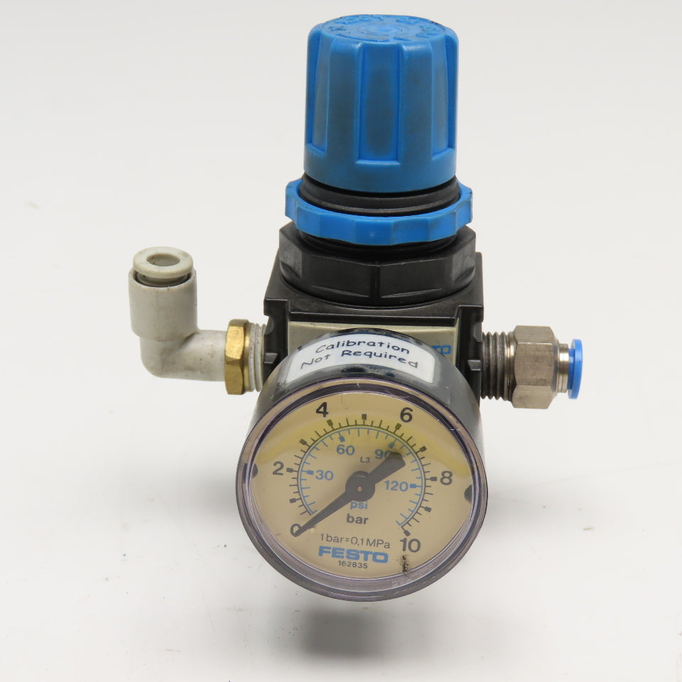 Festo LR-M1-N1/4-10 1/4" NPT 300 PSI Compressed Air Regulator