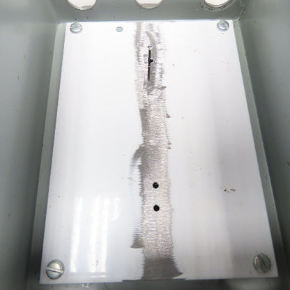 Hoffman A806CHQR 8" x 6" x 3-1/2" Deep Electrical Enclosure Type 12,13 W/ Plate