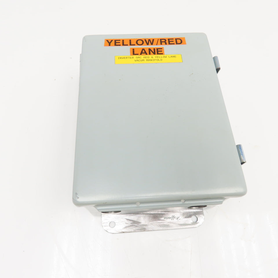 Hoffman A806CHQR 8" x 6" x 3-1/2" Deep Electrical Enclosure Type 12,13 W/ Plate