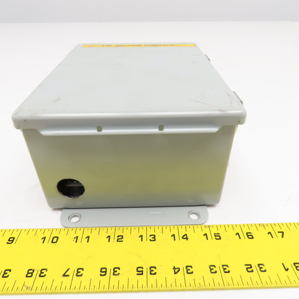 Hoffman A806CHQR 8" x 6" x 3-1/2" Deep Electrical Enclosure Type 12,13 W/ Plate