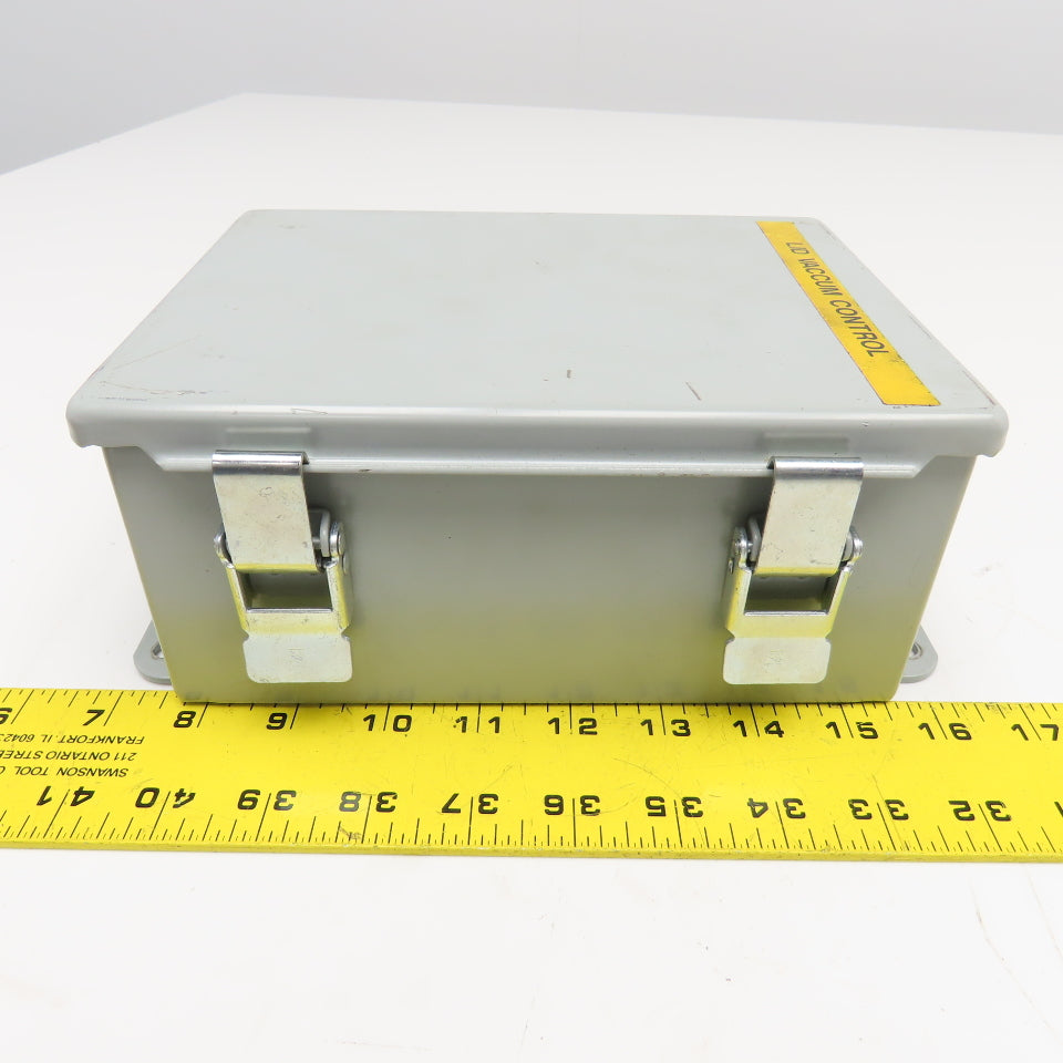Hoffman A806CHQR 8" x 6" x 3-1/2" Deep Electrical Enclosure Type 12,13 W/ Plate