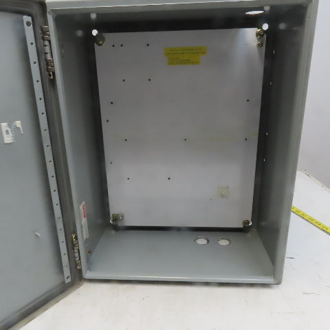Hoffman C-SD20168 20x16x8" Wall Mount Electrical Enclosure W/Back Plate