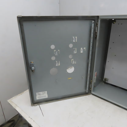 Hoffman C-SD20168 20x16x8" Wall Mount Electrical Enclosure W/Back Plate