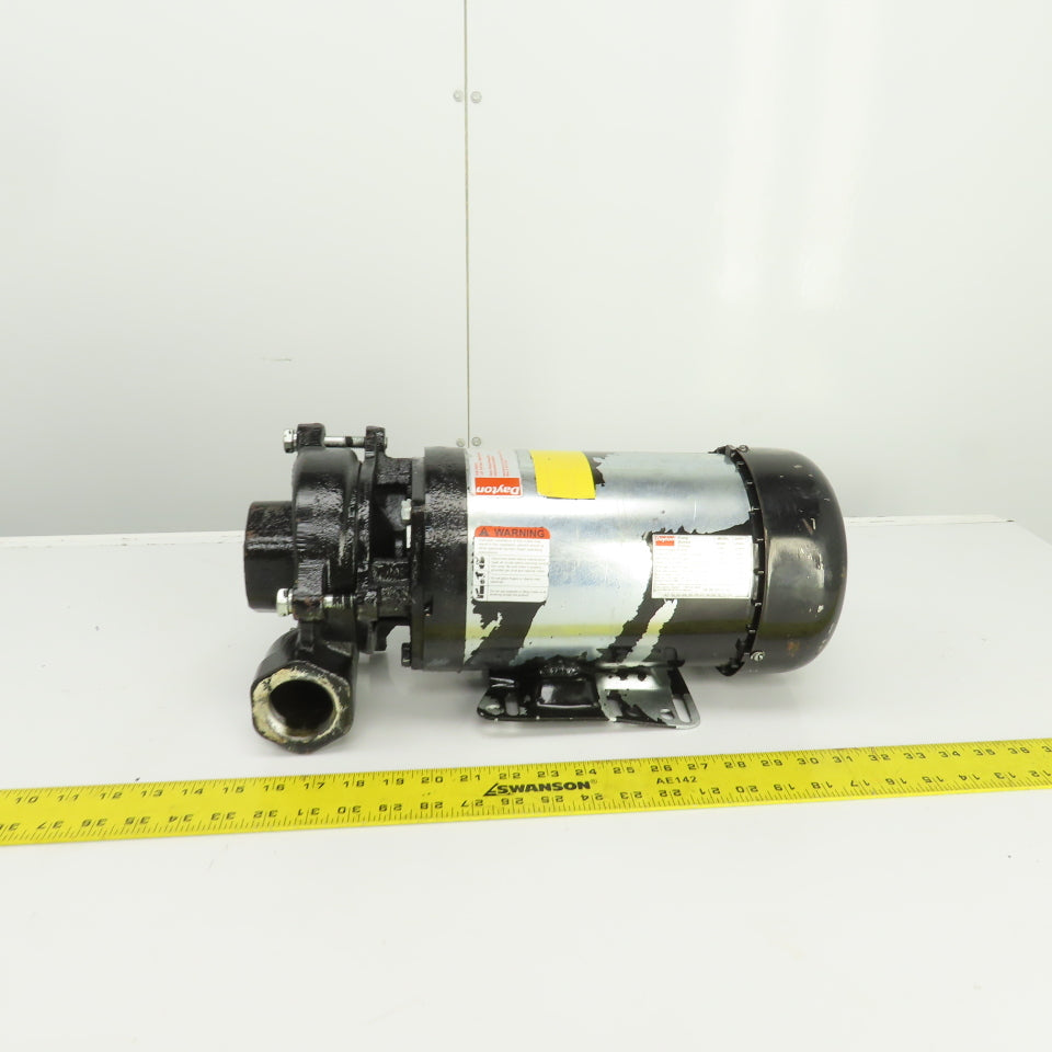 Dayton LTAG23TC 3HP End Suction Horizontal Centrifugal Pump 3450RPM 230/460V 3PH