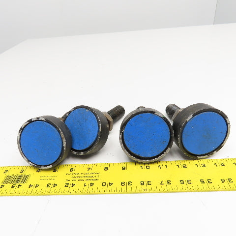 3" Swivel Machine Leveling Vibration Isolator Feet M22-3.0 Stud Lot Of 4