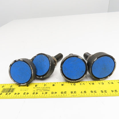 3" Swivel Machine Leveling Vibration Isolator Feet M22-3.0 Stud Lot Of 4