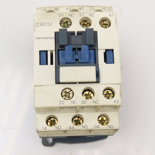 Telemecanique CAD32 Contactor 10A 3N/O 2N/C 48VAC 50/60Hz Coil