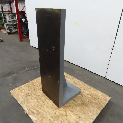 47-1/2x 17-7/16" W x 18" T Webbed Steel Angle Plate Set Up Fixture 2-1/4" Thick