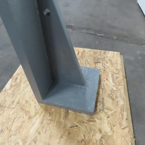 47-1/2x 17-7/16" W x 18" T Webbed Steel Angle Plate Set Up Fixture 2-1/4" Thick