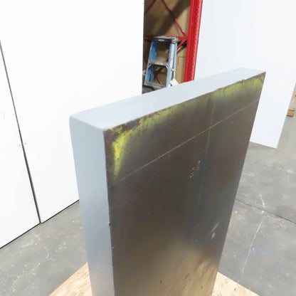 47-1/2x 17-7/16" W x 18" T Webbed Steel Angle Plate Set Up Fixture 2-1/4" Thick