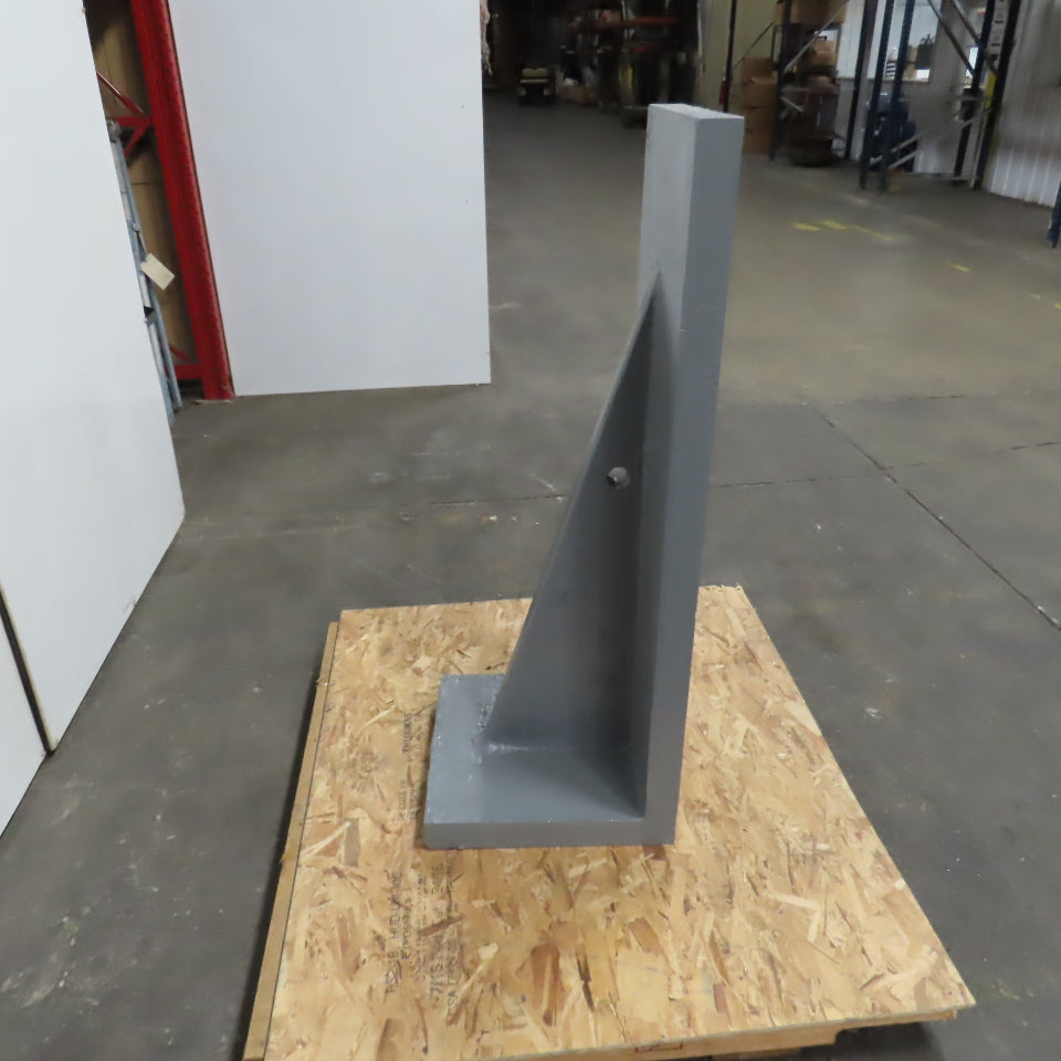 47-1/2x 17-7/16" W x 18" T Webbed Steel Angle Plate Set Up Fixture 2-1/4" Thick