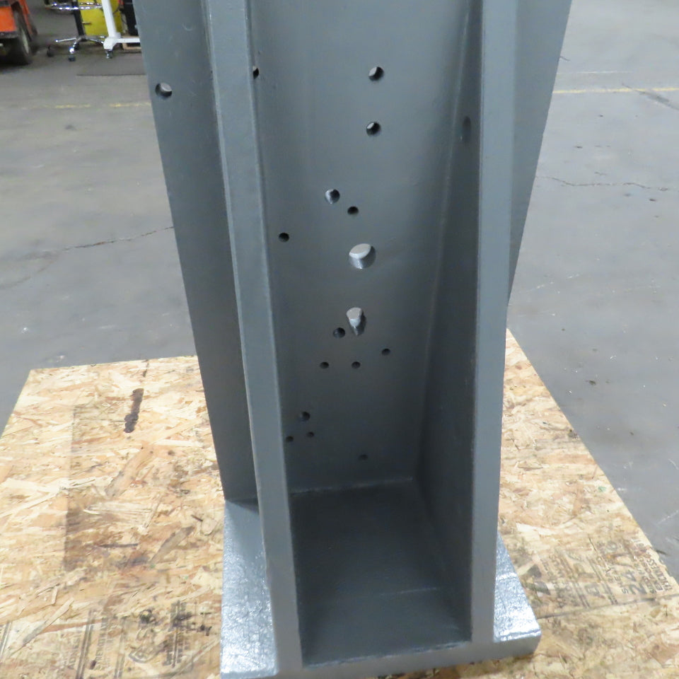 36-1/4x18-1/8 W x 13-3/4" T Webbed Steel Angle Plate Set Up Fixture 1-3/4" Thick